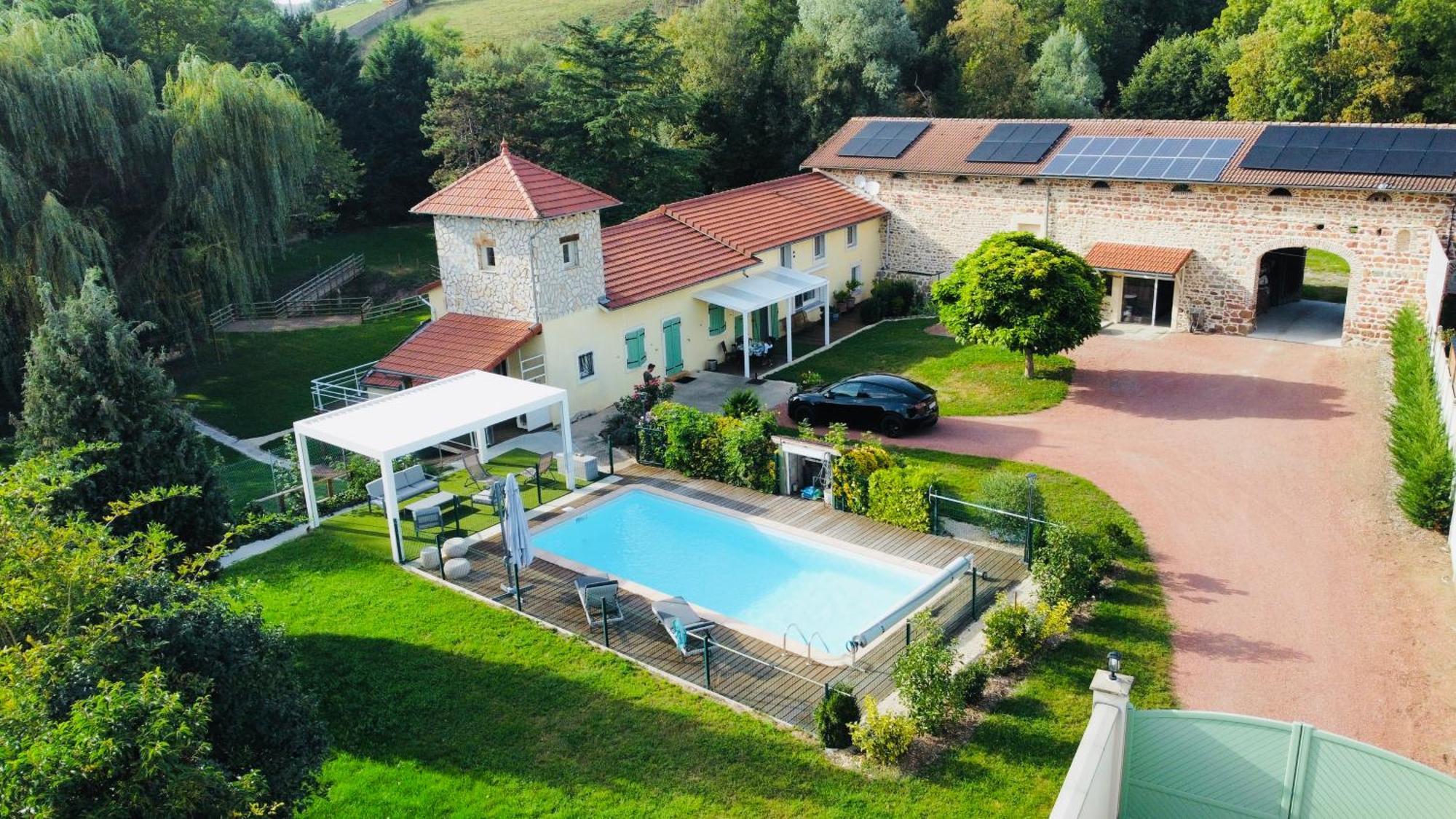 Chambres D'Hotes Les Vernayes Amplepuis ภายนอก รูปภาพ